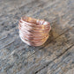 Marcia Wire Wrap Ring in Rose Gold