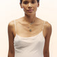 SEED OF LIFE NECKLACE SILVER + GREEN ERINITE SWAROVSKI CRYSTAL