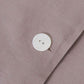 Marcel Linen Duvet Cover - Orchid