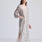 Maxi Dress with Side Slits in Mosaic