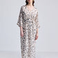 Maxi Dress with Side Slits in Mosaic