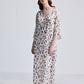 Maxi Dress with Side Slits in Mosaic