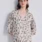 Maxi Dress with Side Slits in Mosaic