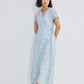 Maxi Wrap Dress in Florals