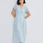 Maxi Wrap Dress in Florals