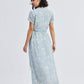 Maxi Wrap Dress in Florals