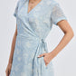 Maxi Wrap Dress in Florals