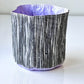 Gray Round Planter
