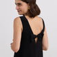Midnight Muse V-neck Short Dress in Black
