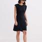 Muscle Tee Short Dress in Black