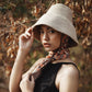 The Naomi Jute Clochet Straw Hat in Beige