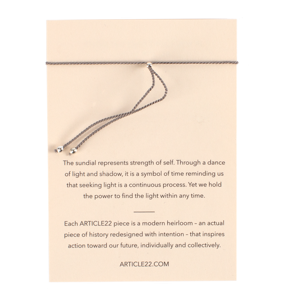IF YOU CANT FIND THE LIGHT, BE THE LIGHT -  SILK MANTRA BRACELET