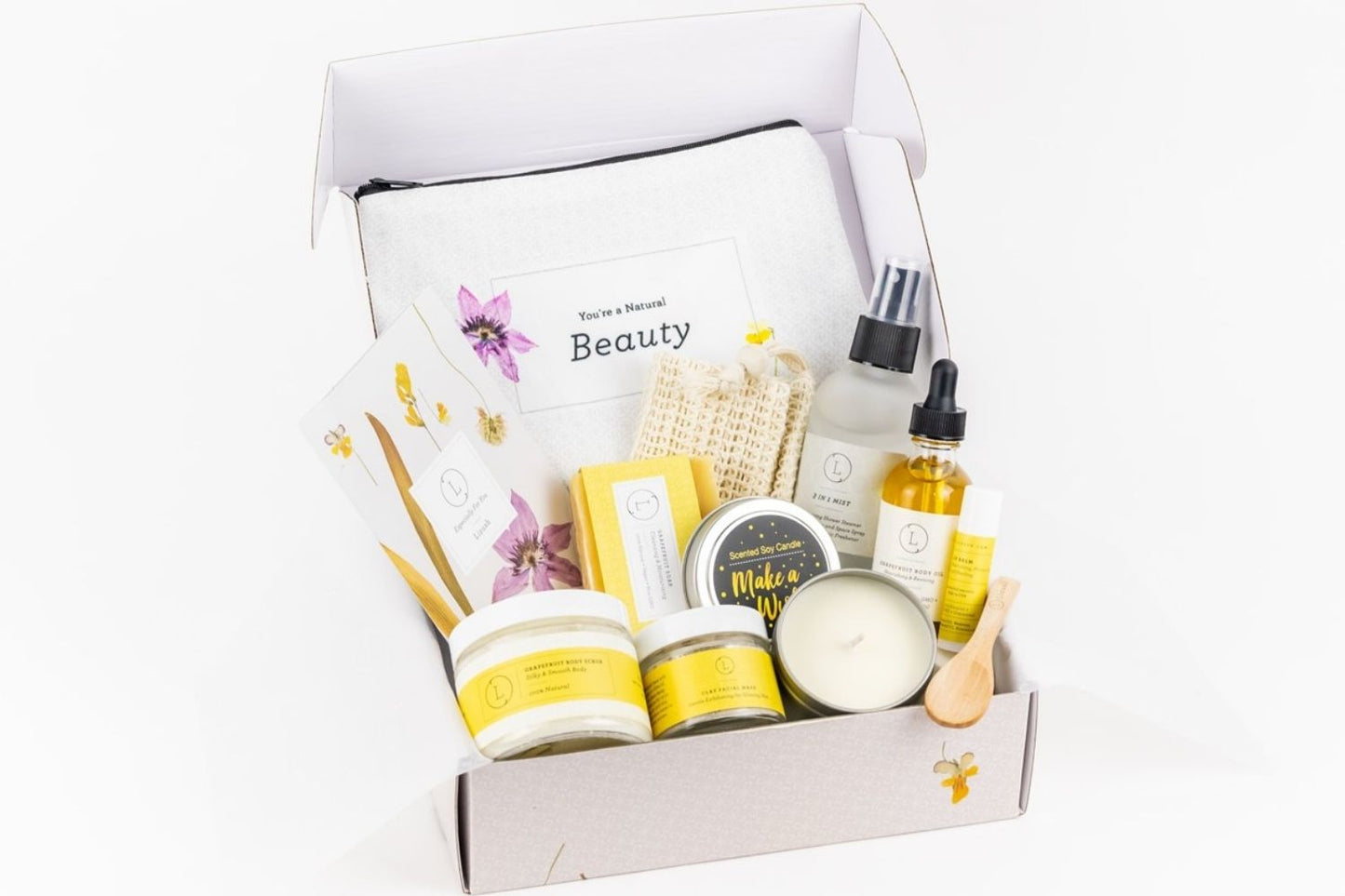 Care Package, Handmade Natural Bath and Body Gift Box, Thank You Gift, Chrismas Gift box, Holiday spa box