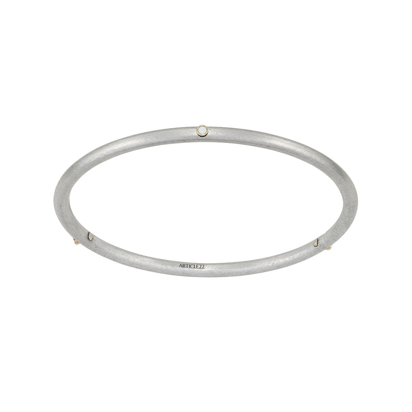 BIRTHSTONE 14K GOLD BANGLE - CUSTOM