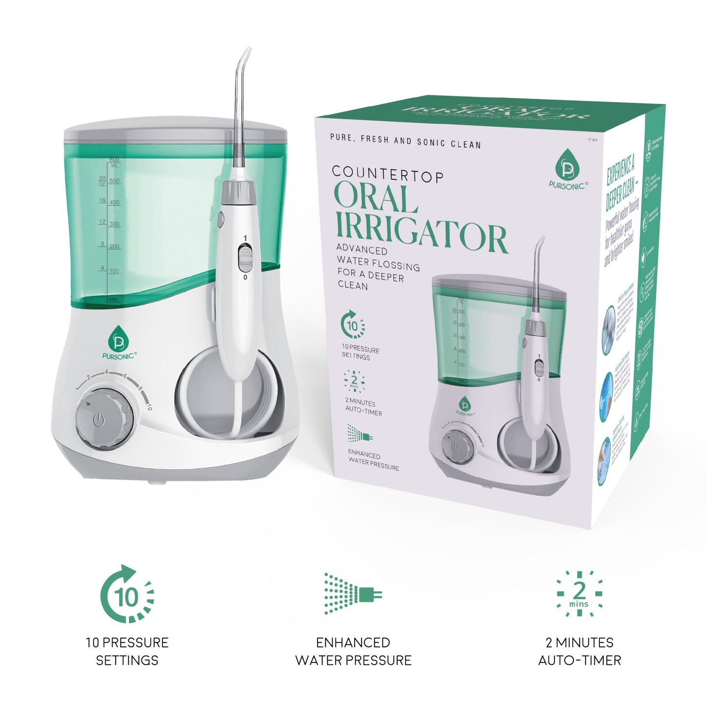 OI-200 Professional Counter Top Oral Irrigator Water Flosser