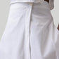 Overlap Midi Skirt in White