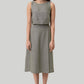 Breezy Hemp Summer Set in Dark Green