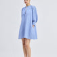Oversized Tunic Dress with Optional Belt