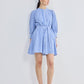 Oversized Tunic Dress in Stripes