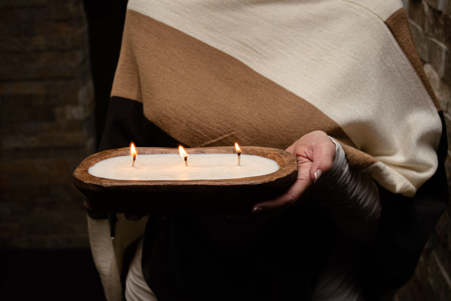 3-Wick Dough Bowl Soy Candle - Harvest