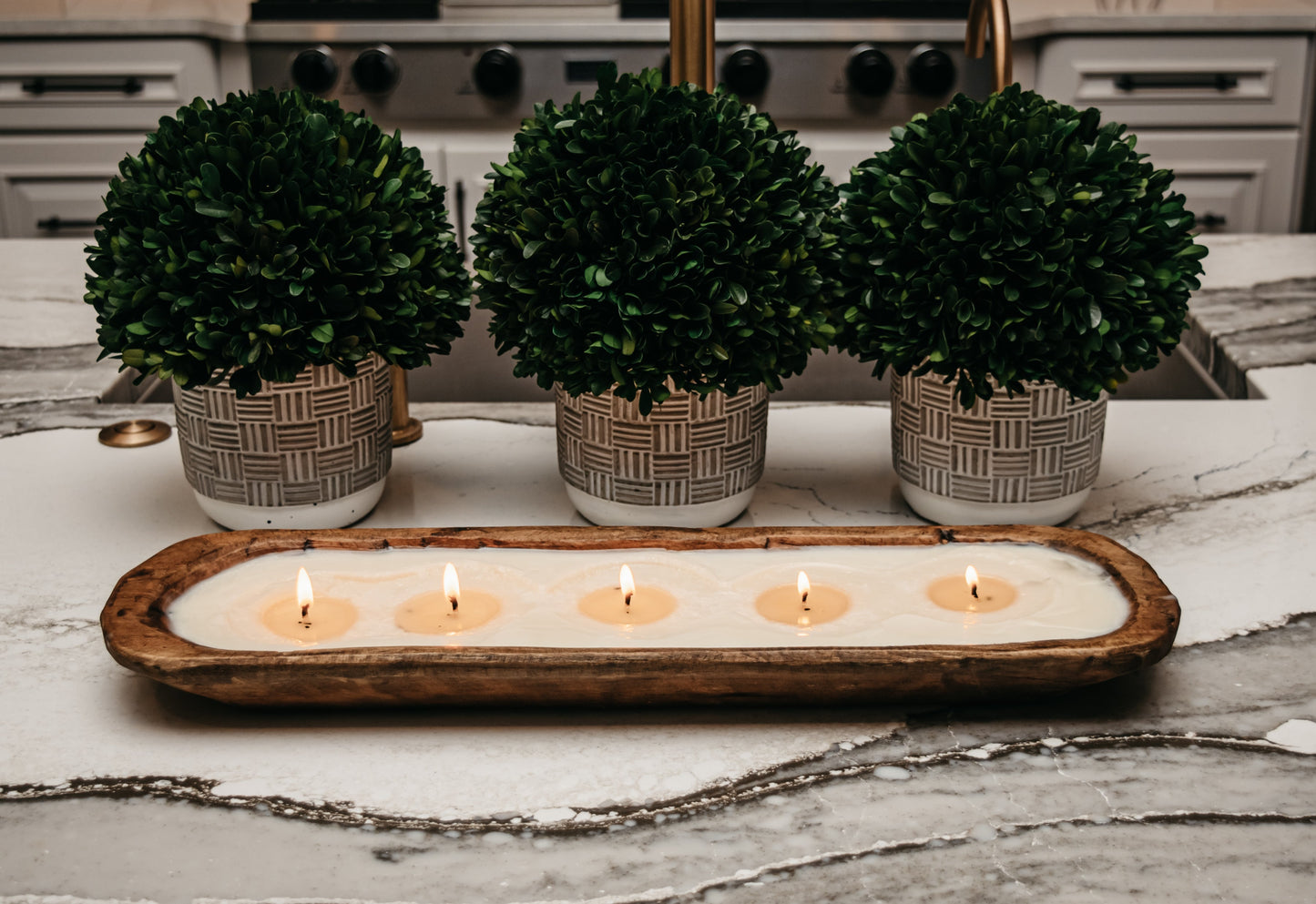 5-Wick Dough Bowl Soy Candle - Harvest