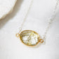 Mrs. Parker Necklace in Gold Rutilated Quartz