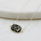 Mrs. Parker Necklace in Black Mojave Copper Turquoise