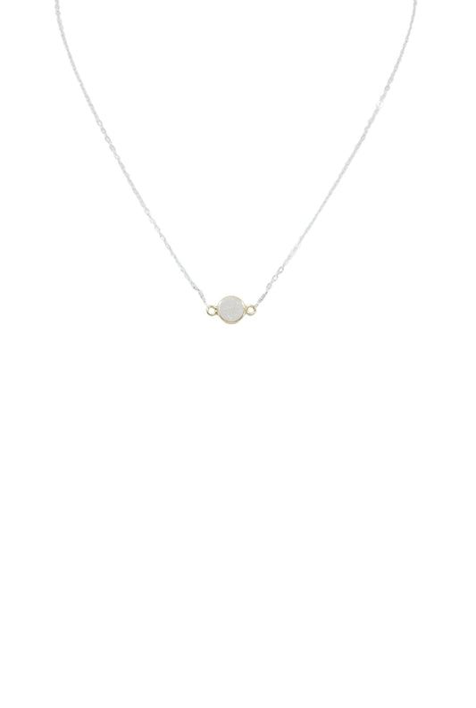 Mrs. Parker Halskette in weißem Druzy
