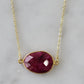 Mrs. Parker Necklace in Ruby