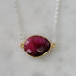 Mrs. Parker Necklace in Ruby