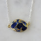 Mrs. Parker Necklace in Blue Mojave Copper Turquoise