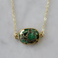 Mrs. Parker Necklace in Green Mojave Copper Turquoise