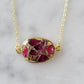 Mrs. Parker Necklace in Red Mojave Copper Turquoise