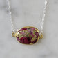 Mrs. Parker Necklace in Red Mojave Copper Turquoise