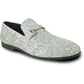 „Bravo“ Smoking- & Ballschuhe mit Silberglitzer
