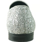 „Bravo“ Smoking- & Ballschuhe mit Silberglitzer