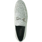 „Bravo“ Smoking- & Ballschuhe mit Silberglitzer