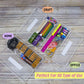 Pencil Case Multipurpose Utility Box Ruler Length – Clear