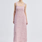 Perfect Floral Maxi with Tapered Straps in Pink