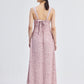 Perfect Floral Maxi with Tapered Straps in Pink