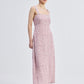 Perfect Floral Maxi with Tapered Straps in Pink