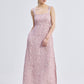Perfect Floral Maxi with Tapered Straps in Pink