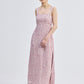 Perfect Floral Maxi with Tapered Straps in Pink