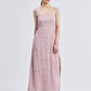 Perfect Floral Maxi with Tapered Straps in Pink