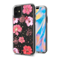 iPhone 12 Mini 5.4 Glitter Flower Design Case