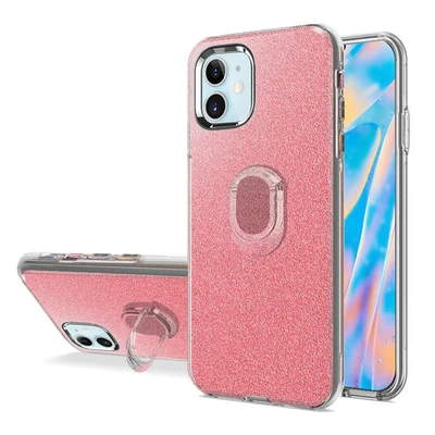 iPhone 12 Mini 5.4 Hülle mit schimmerndem Ringständer