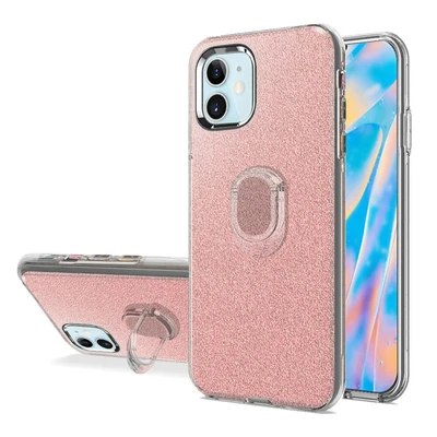 iPhone 12 Mini 5.4 Shimmering Ring Stand Case
