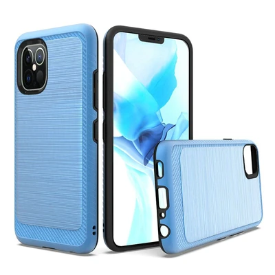 iPhone 12 6.1” Slim Brushed Edged Lining Case
