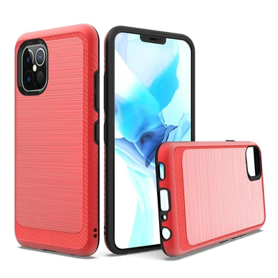 iPhone 12 6.1” Slim Brushed Edged Lining Case