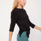 Anen Side Tie 3/4 Sleeve Top